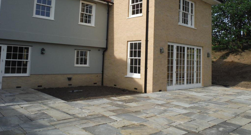 Self Faced Yorkstone Thick Paving