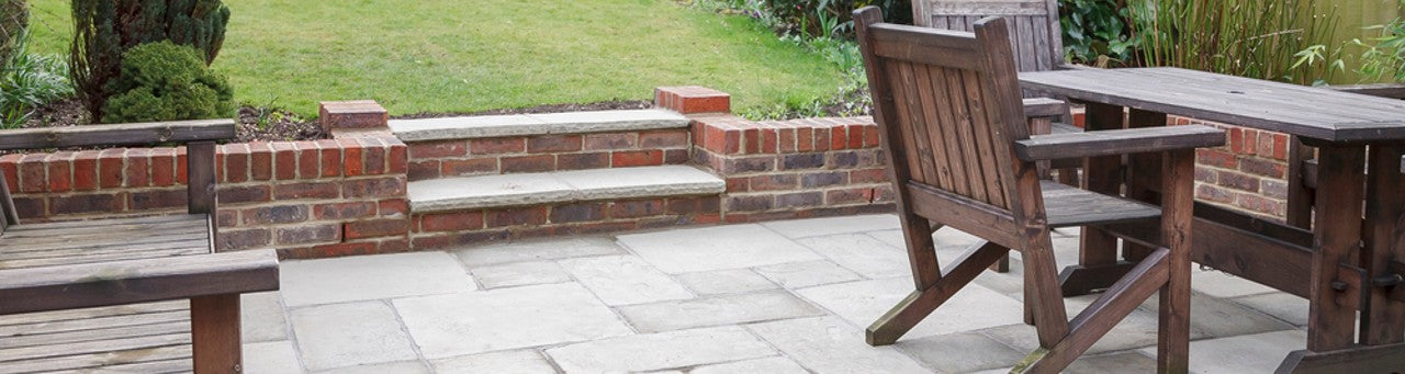 Can I lay my Indian sandstone paving slabs on sand?