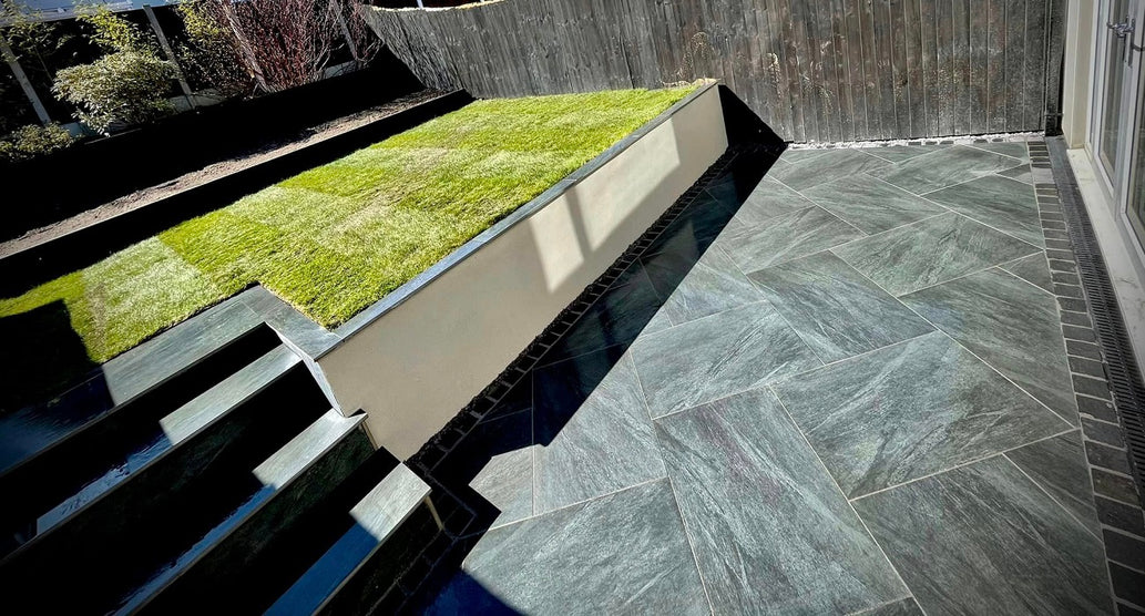 Carbon Noir Porcelain Paving (Single Sizes - Only Buy What You Need)
