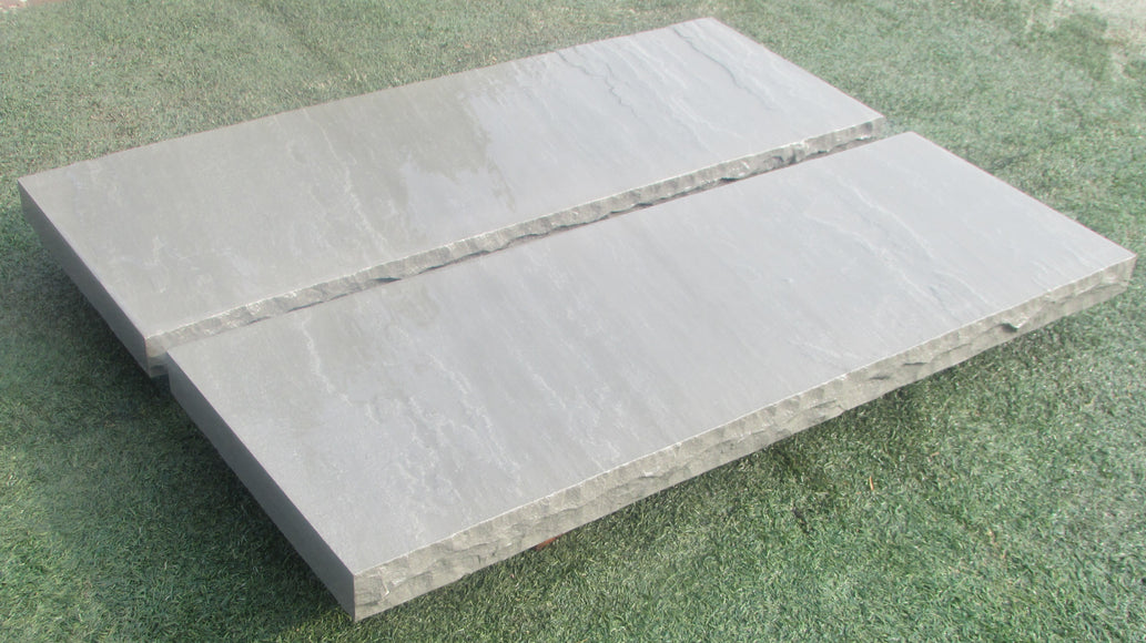 Kandla Grey Sandstone Step Tread - Riven