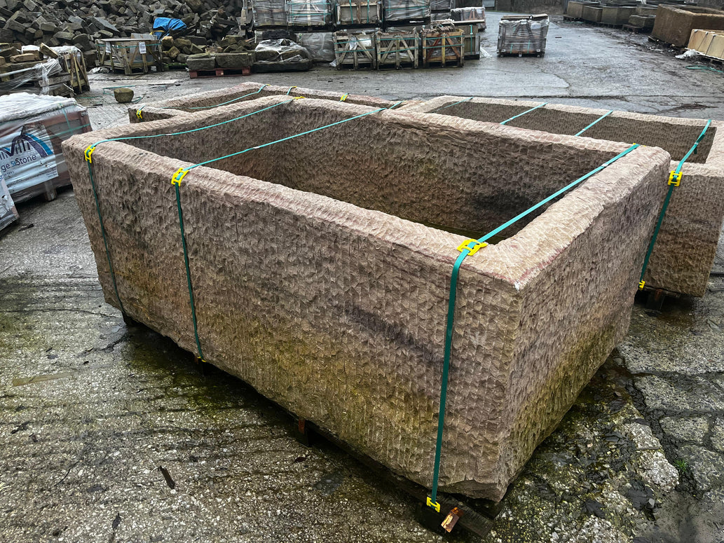 Large Handmade Sandstone Trough