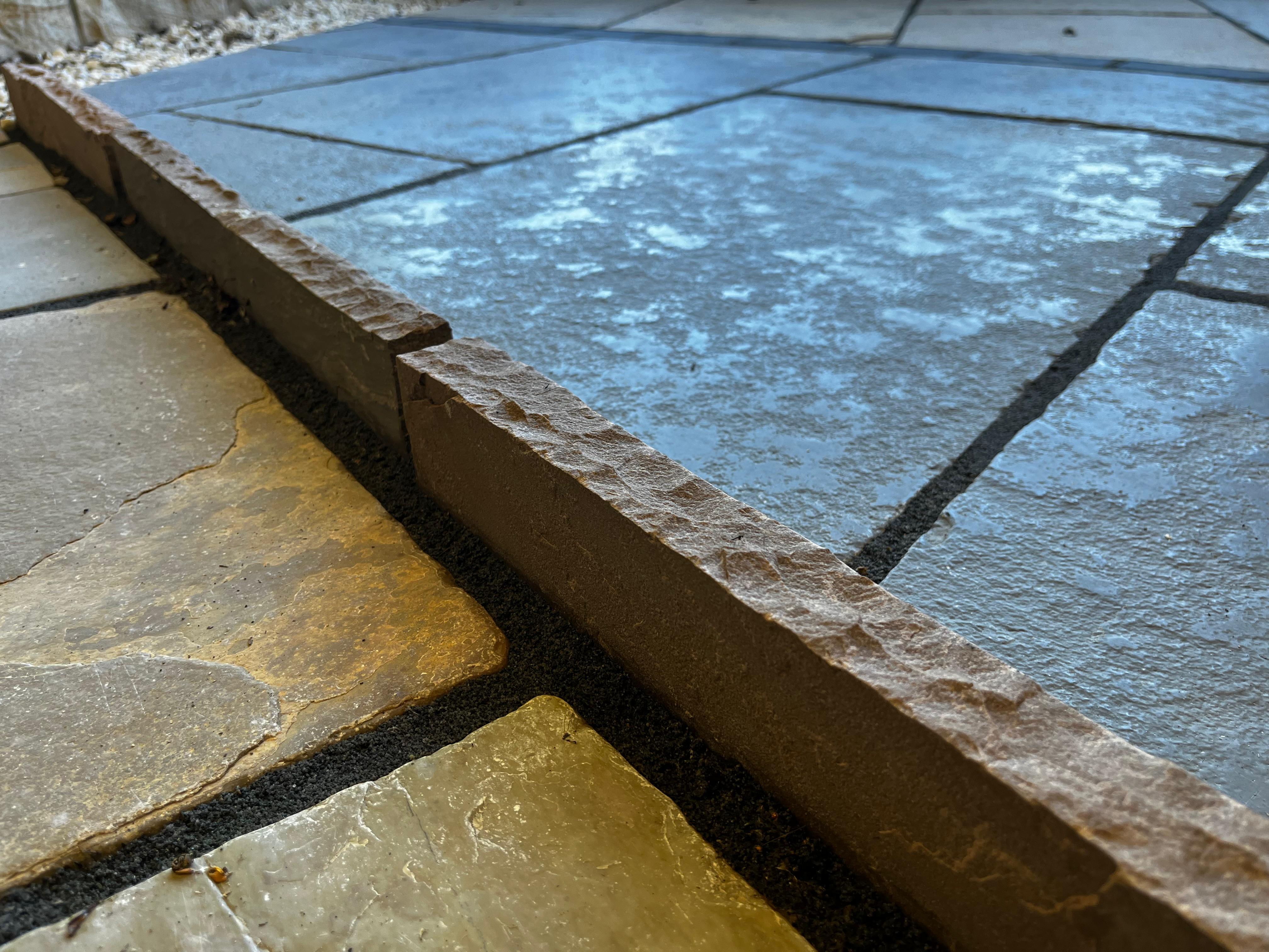 Raj Riven Sandstone Edging – For Borders or Thin Coping – Bridge Street ...