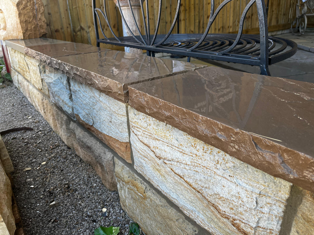 Raj Sandstone Coping - Riven 1