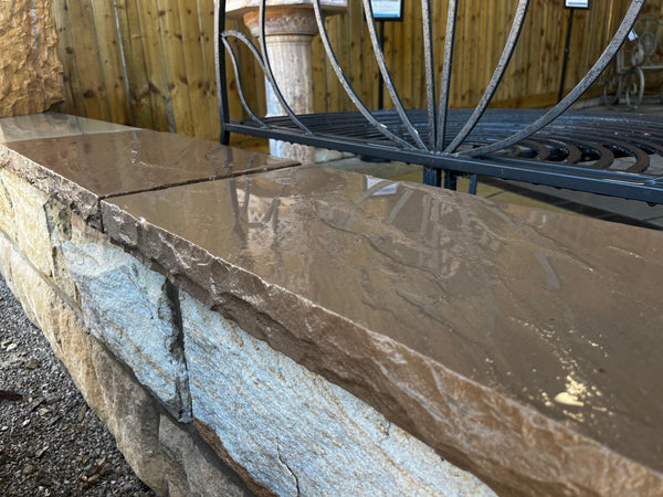 Raj Sandstone Coping Stones - Riven | Shop Online – Bridge Street Stone