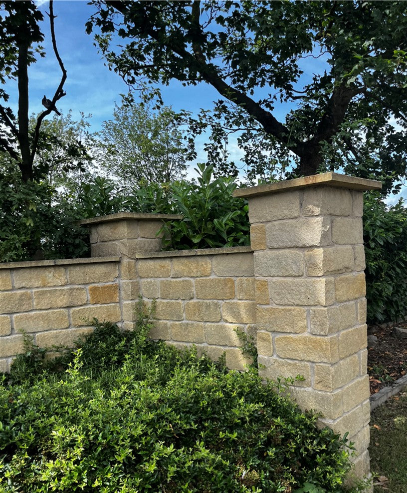 Split Faced & Tumbled walling