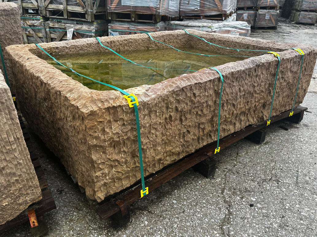 Large Antique Sandstone Trough 200cm x 150cm x 50cm