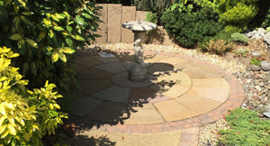 Autumn Brown Indian Sandstone Circle