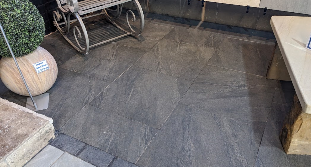 Shadow Slate Porcelain Paving (Full Pack - covers 21.6m2)