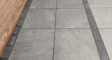 Shadow Slate Porcelain Paving – Bold Charcoal Tones with Natural Stone Texture