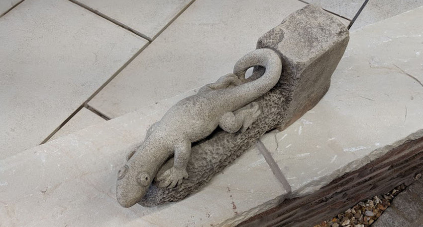 Fossil Mint Riven Coping Stones
