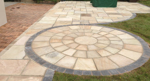 Fossil Mint Indian Sandstone Circle